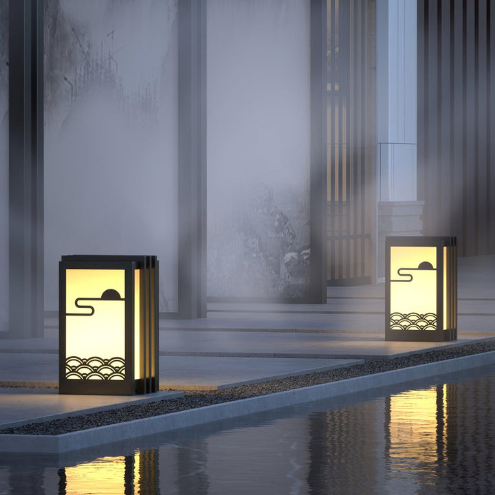sunrise-pattern-outdoor-light