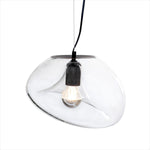 Artisan Glass Drop Pendant Light for Dining Room and Kitchen Island