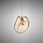 Artisan Glass Drop Pendant Light for Dining Room and Kitchen Island