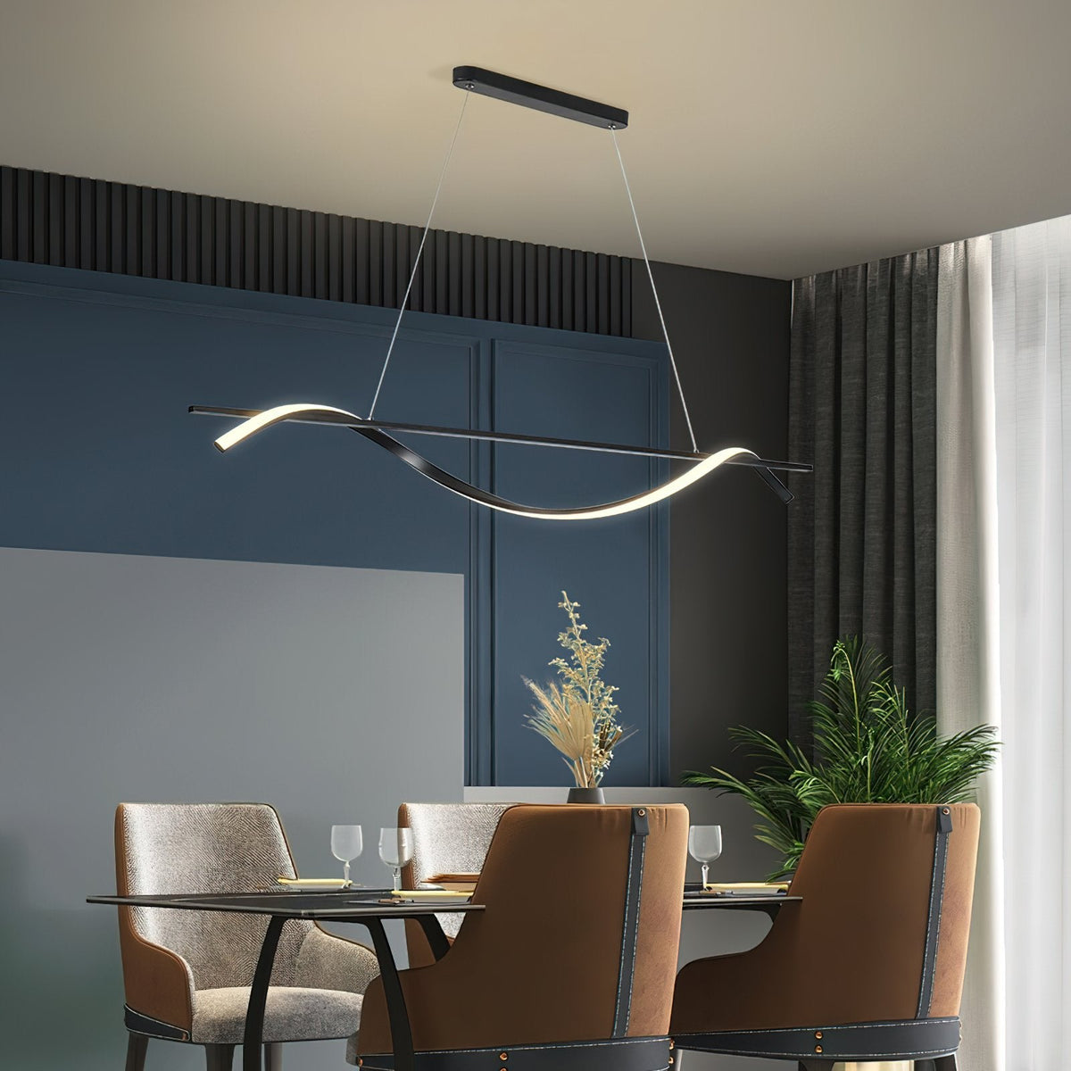 Swirl Chandelier