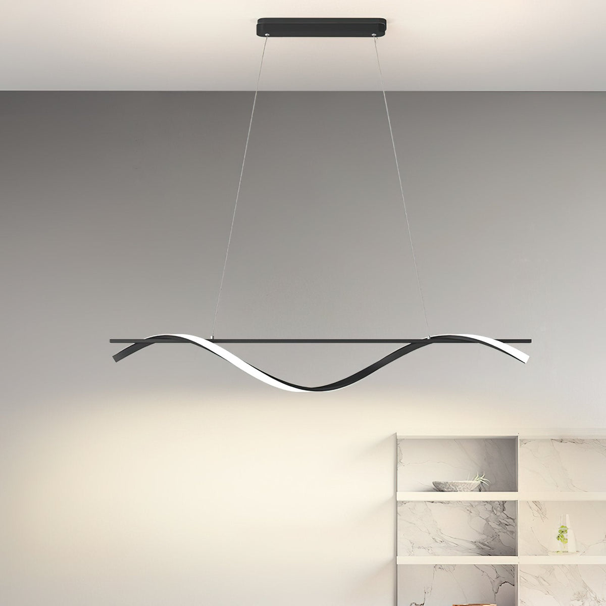 Swirl Chandelier