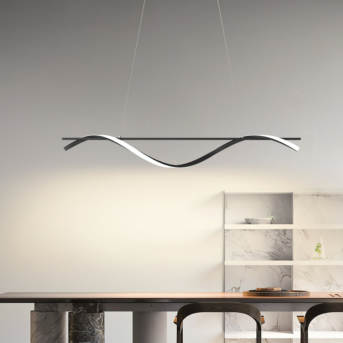 Swirl Chandelier