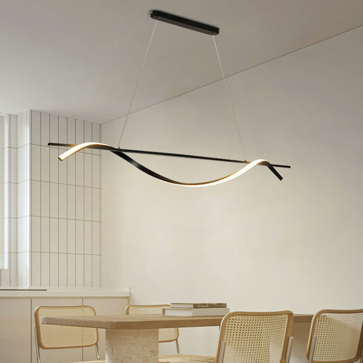 Swirl Chandelier