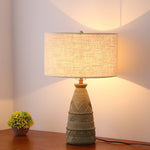 Sylvan Grace Table Lamp – Modern Rustic Wooden Bedside Light