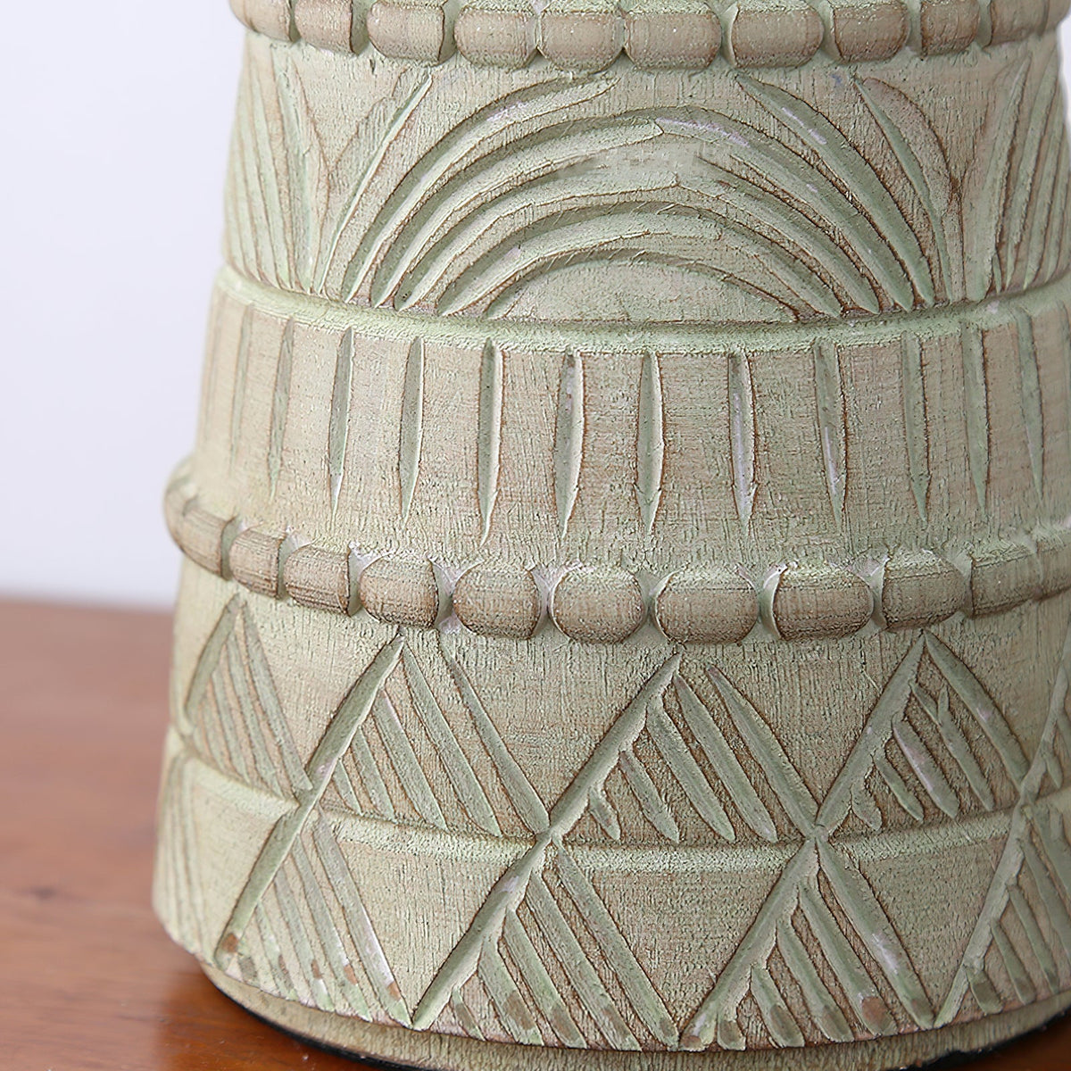 Sylvan Grace Table Lamp – Modern Rustic Wooden Bedside Light
