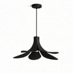 Sylvera Petal Pendant Light – Sculptural Wood-Grain LED Pendant for Dining & Living Spaces