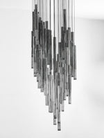 Symphony Orchestra Chandelier – Gold Nano-Coated Crystal Glass Pendant Light