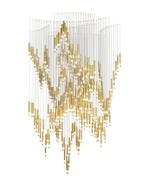 Symphony Orchestra Chandelier – Gold Nano-Coated Crystal Glass Pendant Light