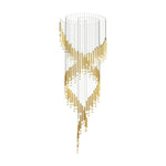 Symphony Orchestra Chandelier – Gold Nano-Coated Crystal Glass Pendant Light