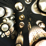 Symphony Orchestra Chandelier – Gold Nano-Coated Crystal Glass Pendant Light