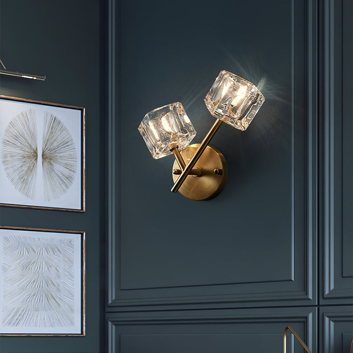 Syrah Vintage Crystal Wall Lamp