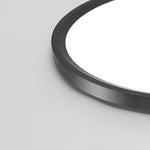 Aurelia Round LED Flush Mount Ceiling Light in Matte Black