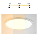 Aurelia Round LED Flush Mount Ceiling Light in Matte Black