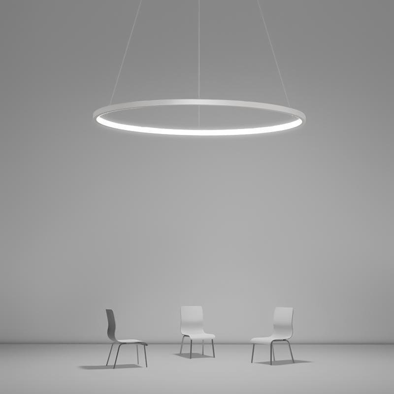 Modern Linear LED Chandelier with Adjustable Suspension for Dining and Living Spaces