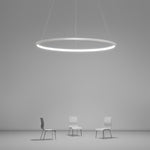 Modern Linear LED Chandelier with Adjustable Suspension for Dining and Living Spaces