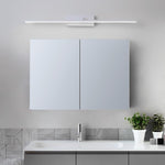 Modern LED Bathroom Vanity Light – Minimalist Linear Wall Sconce in White