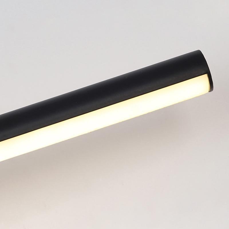Modern LED Bathroom Vanity Light – Minimalist Linear Wall Sconce in White