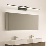 Modern LED Bathroom Vanity Light – Minimalist Linear Wall Sconce in White