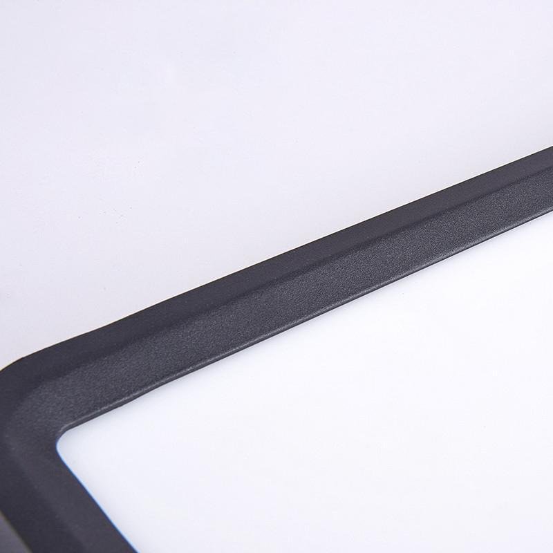 Linear LED Chandelier in Matte Black for Modern Dining and Living Spaces