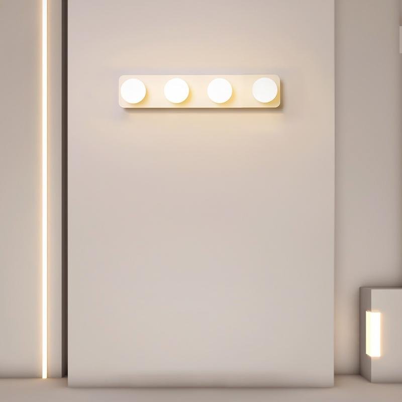 Modern LED Wall Sconces with Spherical Bulbs, 4 or 6 Heads