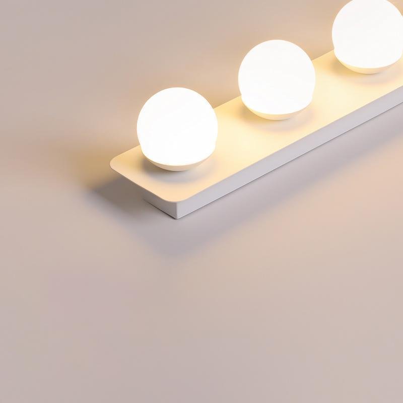 Modern LED Wall Sconces with Spherical Bulbs, 4 or 6 Heads