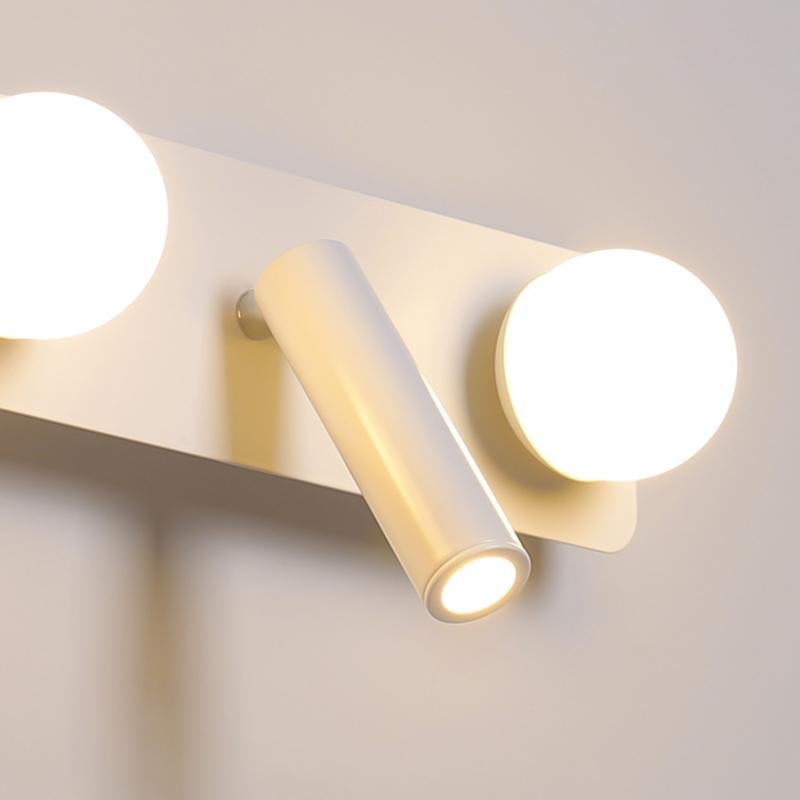 Aurelia Five-Light Adjustable LED Wall Sconce in Matte White