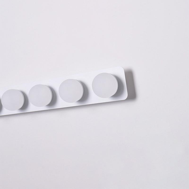 Aurelia Five-Light Adjustable LED Wall Sconce in Matte White