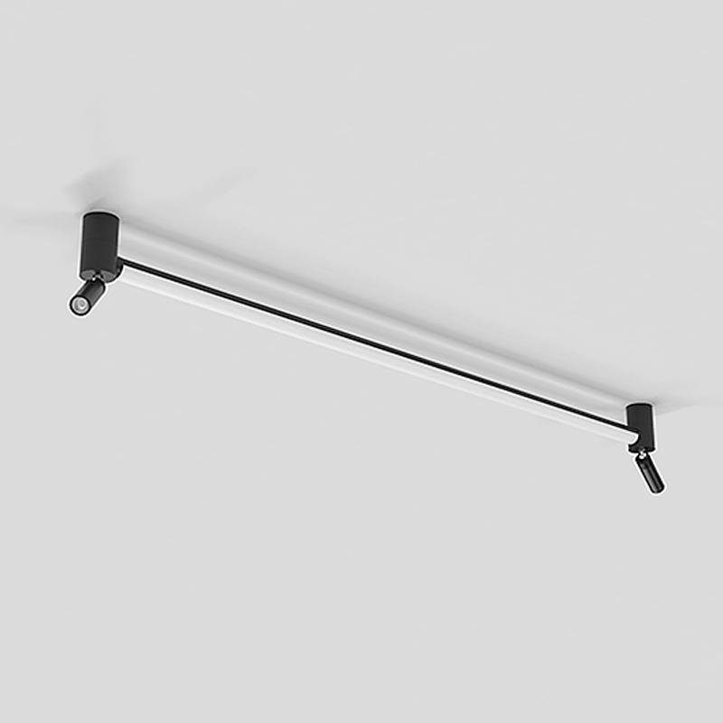 Modern Flush Mount Ceiling Light with Rotating LED Spotlights