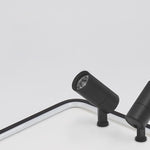 Industrial Flush Mount Ceiling Light with Dual Spotlights