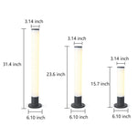 Cylindrical LED Bollard Light for Pathways and Gardens