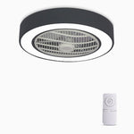 Lumina Round LED Ceiling Fan with Bladeless Design and Remote
