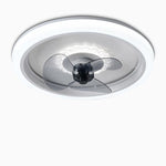 Aura 20" LED Ceiling Fan with Remote Control – Modern Flush Mount Light for Bedroom & Living Room