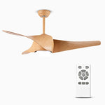 Aria 52-Inch LED Ceiling Fan with Remote Control in Wood, White, or Black