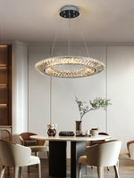 Tanager Crystal Geometric Chandelier for Dining Room and Foyer