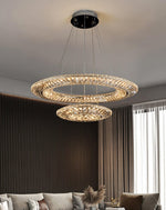 Tanager Crystal Geometric Chandelier for Dining Room and Foyer