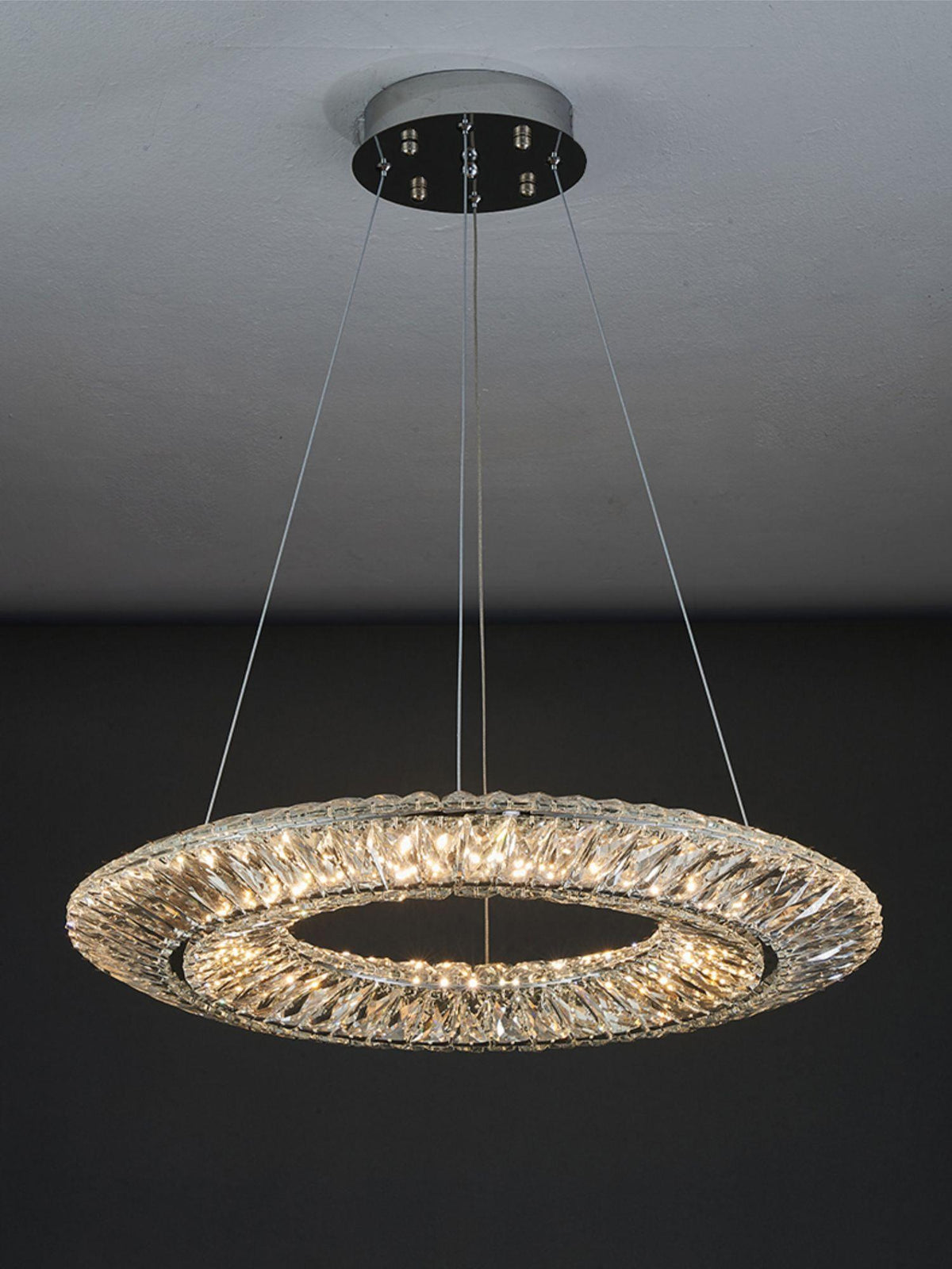 Tanager Crystal Geometric Chandelier for Dining Room and Foyer