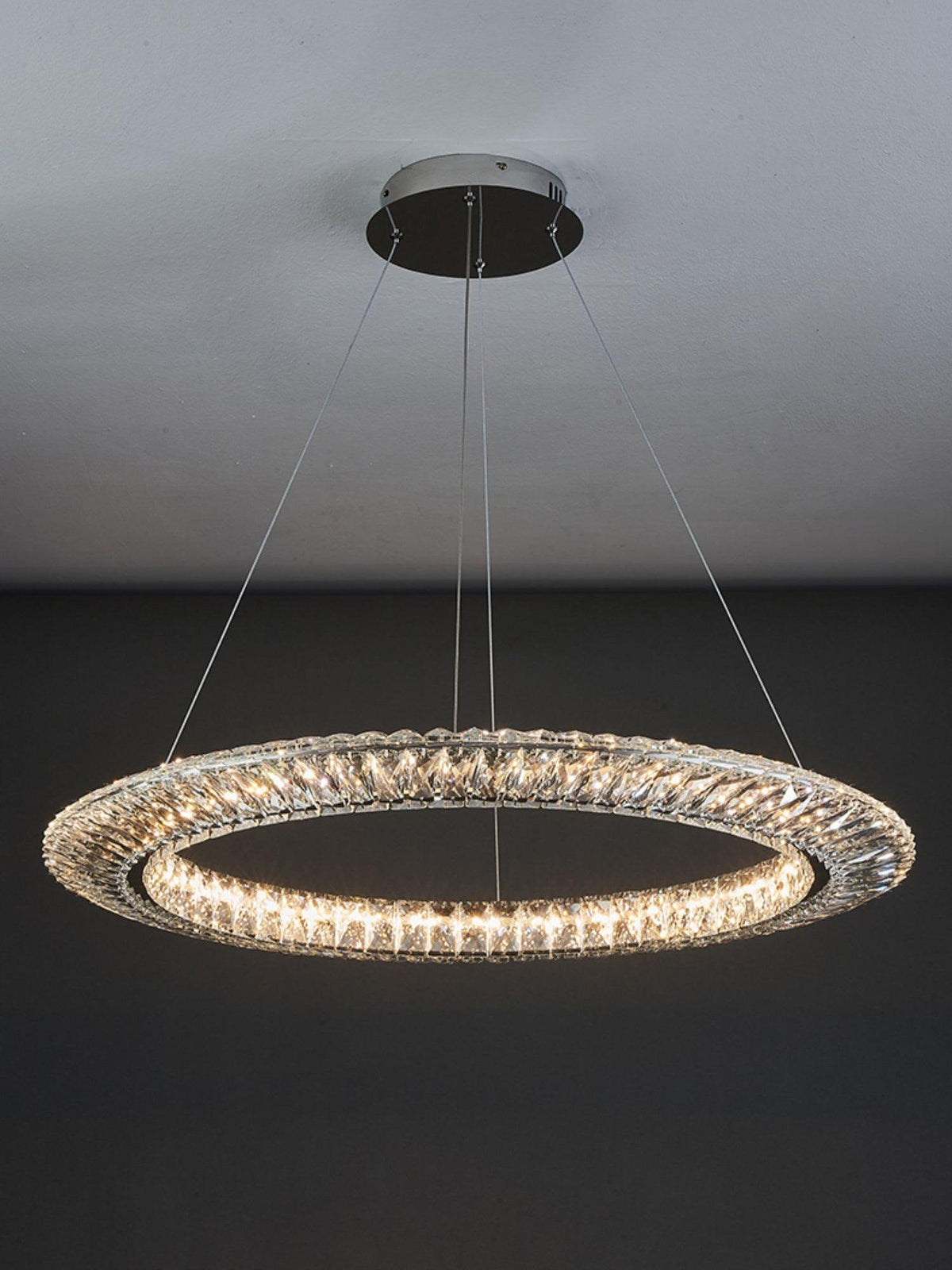Tanager Crystal Geometric Chandelier for Dining Room and Foyer
