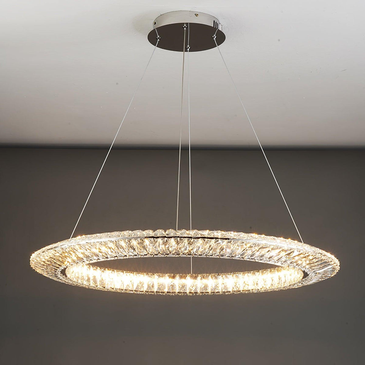 Tanager Crystal Geometric Chandelier for Dining Room and Foyer