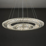 Tanager Crystal Geometric Chandelier for Dining Room and Foyer