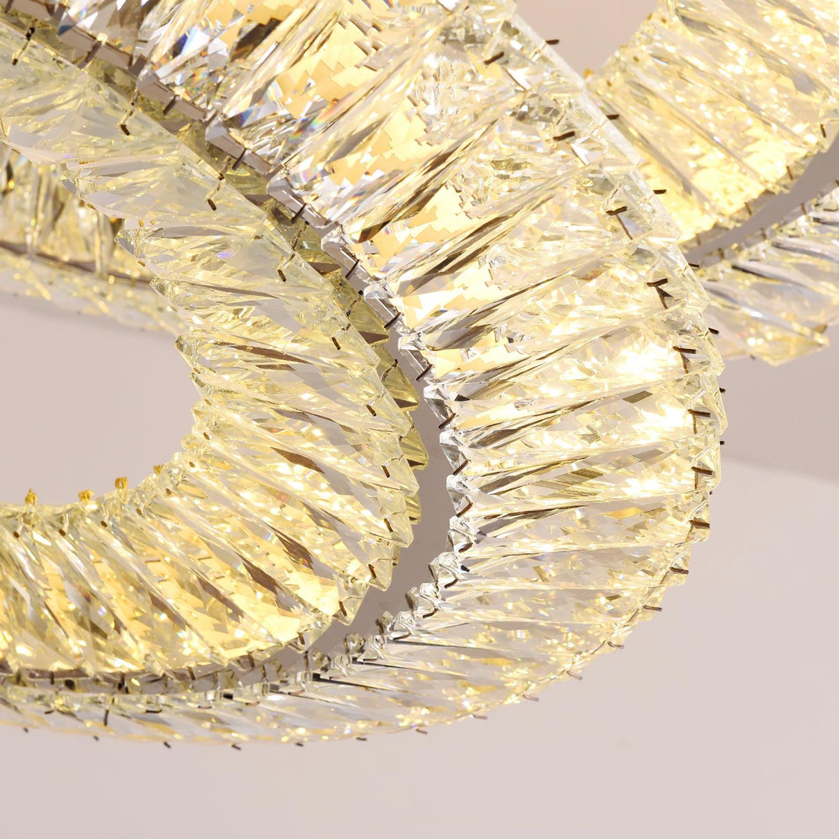 Tanager Crystal Geometric Chandelier for Dining Room and Foyer