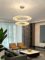 Tanager Crystal Geometric Chandelier for Dining Room and Foyer