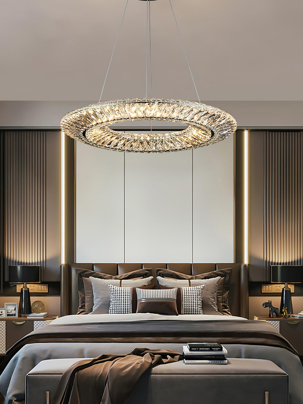 Tanager Crystal Geometric Chandelier for Dining Room and Foyer