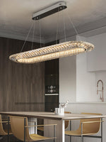 Tanager Crystal Geometric Chandelier for Dining Room and Foyer
