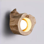 Tarn Hollow Natural Wood LED Ceiling Light – Flush Mount for Modern Interiors