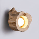 Tarn Hollow Natural Wood LED Ceiling Light – Flush Mount for Modern Interiors