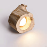 Tarn Hollow Natural Wood LED Ceiling Light – Flush Mount for Modern Interiors