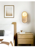 Tavian Arch Travertine Wall Sconce in Yellow Travertine