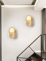 Tavian Arch Travertine Wall Sconce in Yellow Travertine