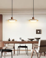 Tavola Travertine Pendant Light – Natural Stone LED Pendant for Dining & Kitchen