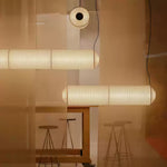 Tekio Designer Pendant Light with Silk Shade for Modern Interiors